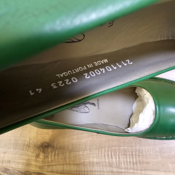 New Fly London Bery104fly Pumps, green, size US 10 - Picture 11 of 17